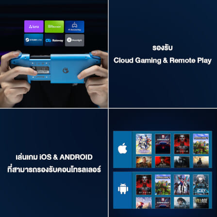 จอยเกมไร้สาย GAMESIR X2S BLUETOOTH - สีดำ_9